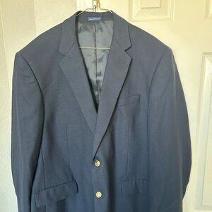 Stafford Essentials Men's Blazer Jacket - Blue - Size 46 Long